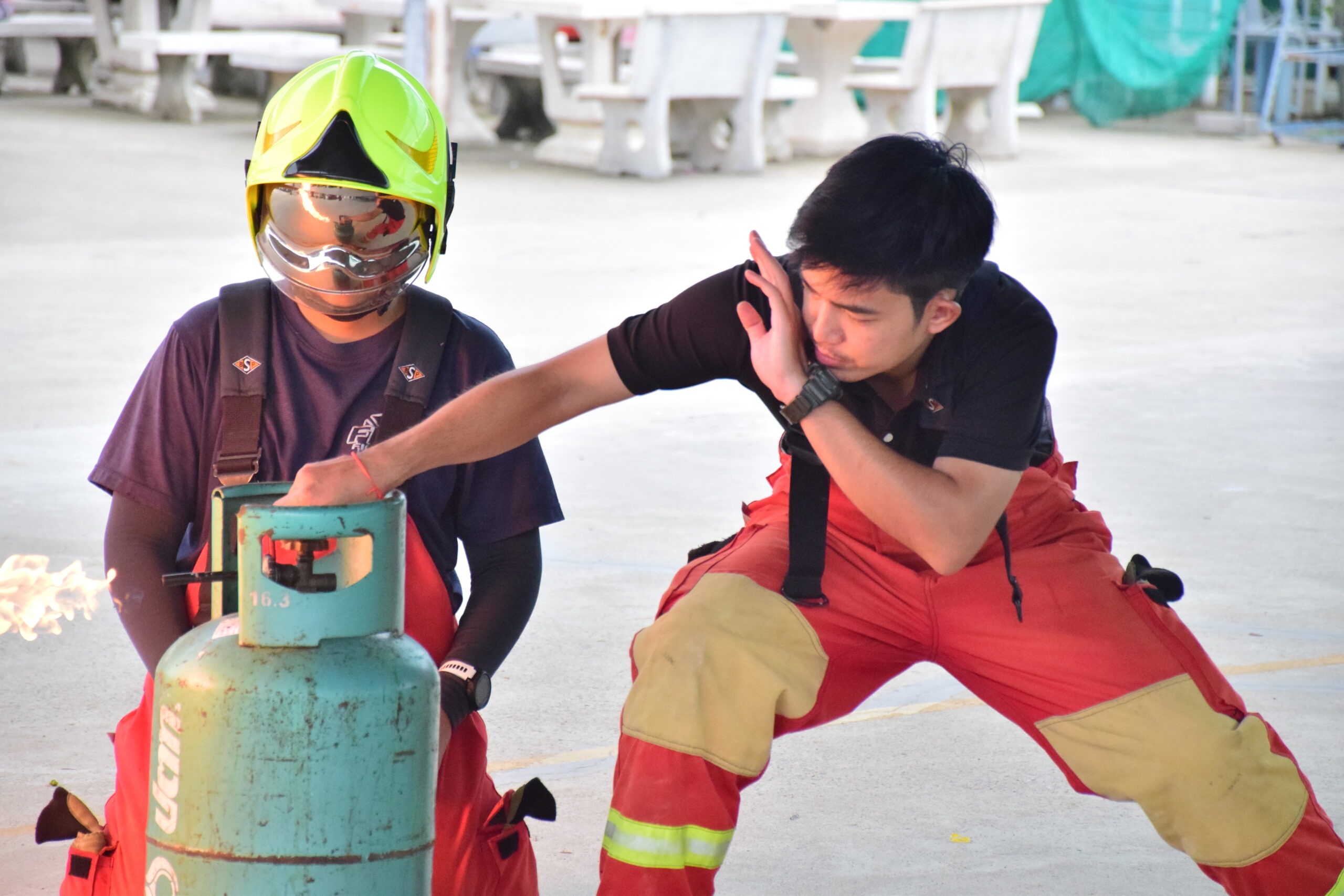 โครงการอบรมการดับเพลิงขั้นต้นและอพยพหนีไฟ ปีการศึกษา 2567